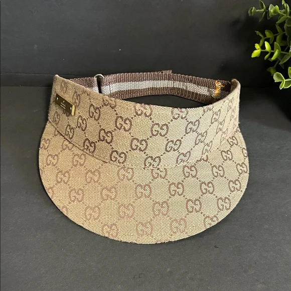 Beautiful Beige Monogram Visor - Picture 3 of 11
